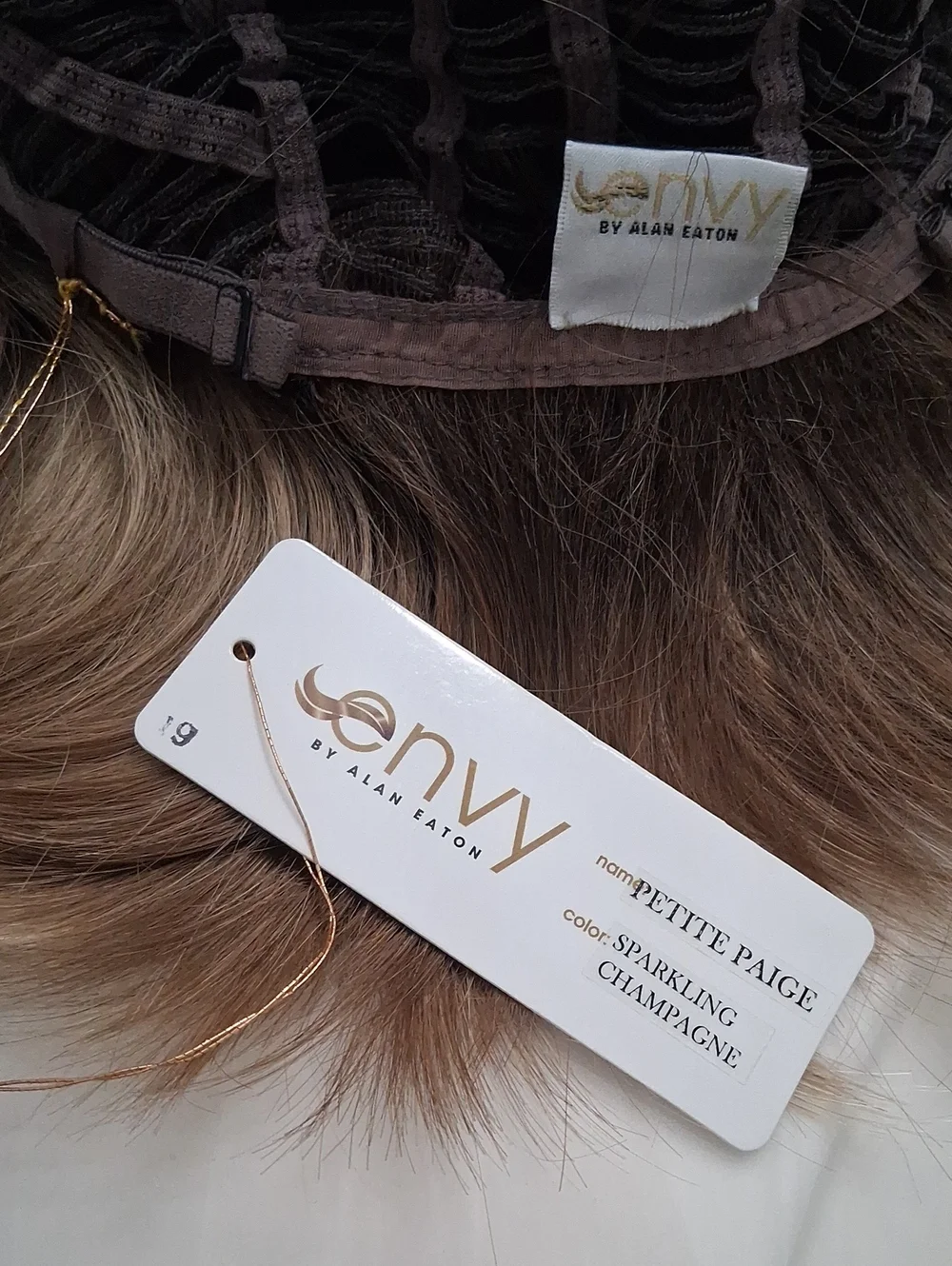 Paige Petite Wig By Envy In Sparkling Champagne